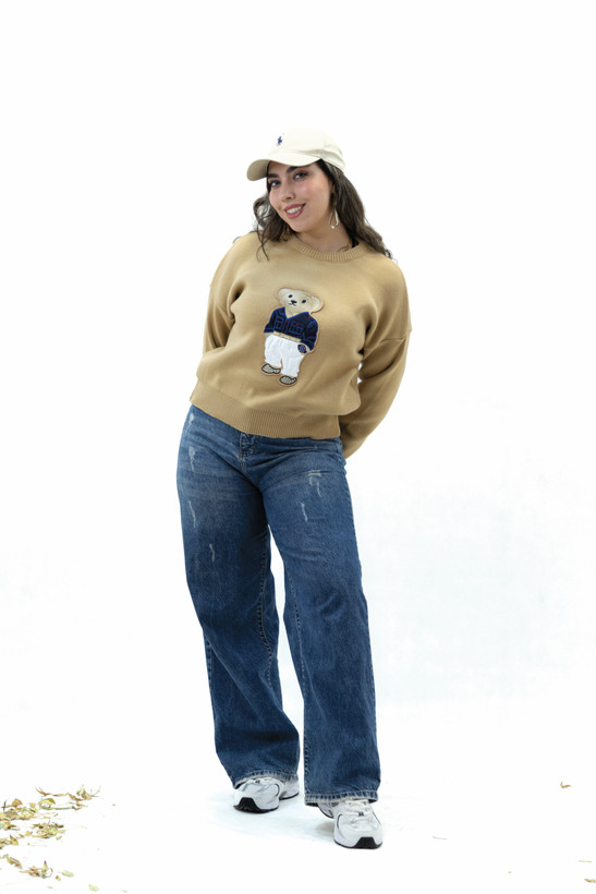 کراپ بافت تدی نسکافه ای