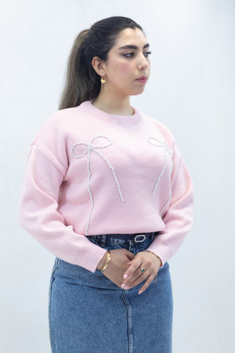 بافت مرواریدی طرح پاپیون