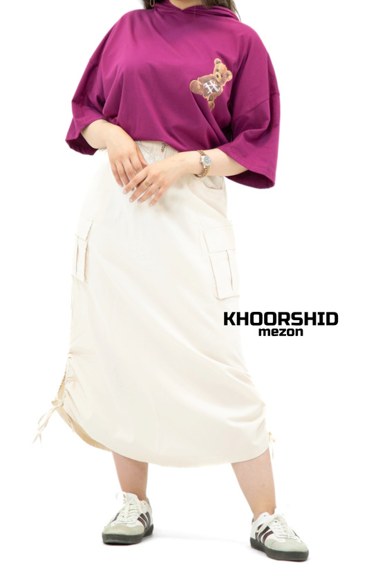 دامن کارگو ۴ جیب جدید وارداتی گت دار