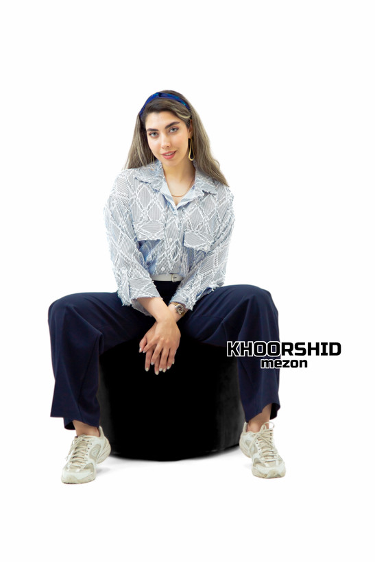 شومیز مدل ریش راه راه