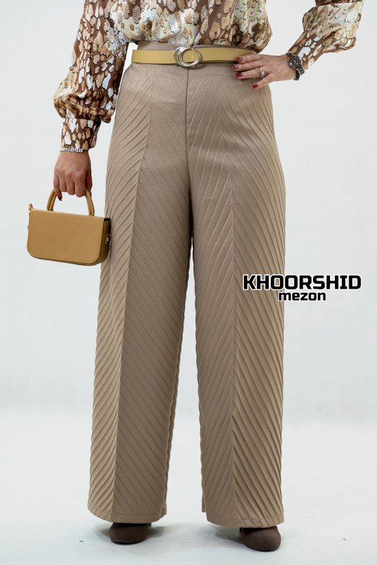 شلوار پلیسه مجلسی نسکافه ای