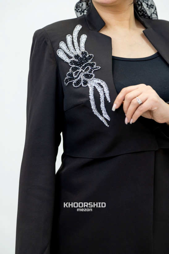 کت مجلسی مشکی زنانه