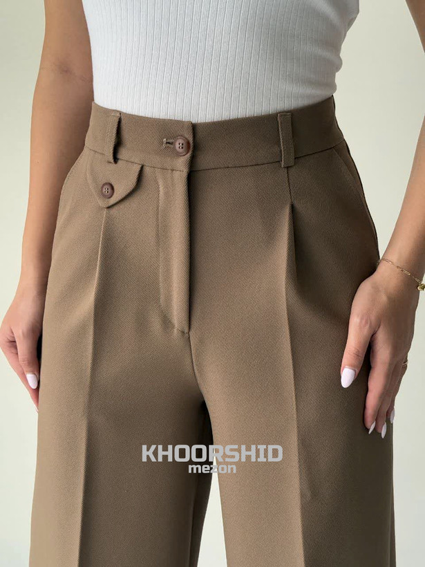 شلوار بگزنانه قهوه ای موکا