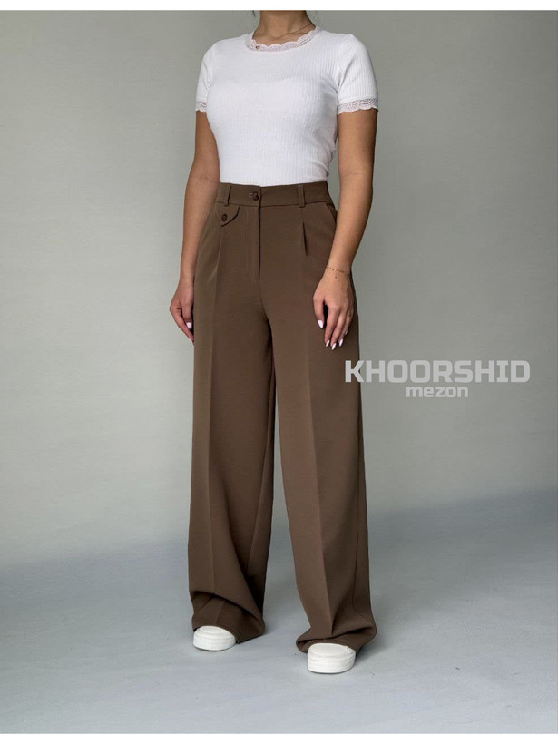 شلوار بگ موکا زنانه