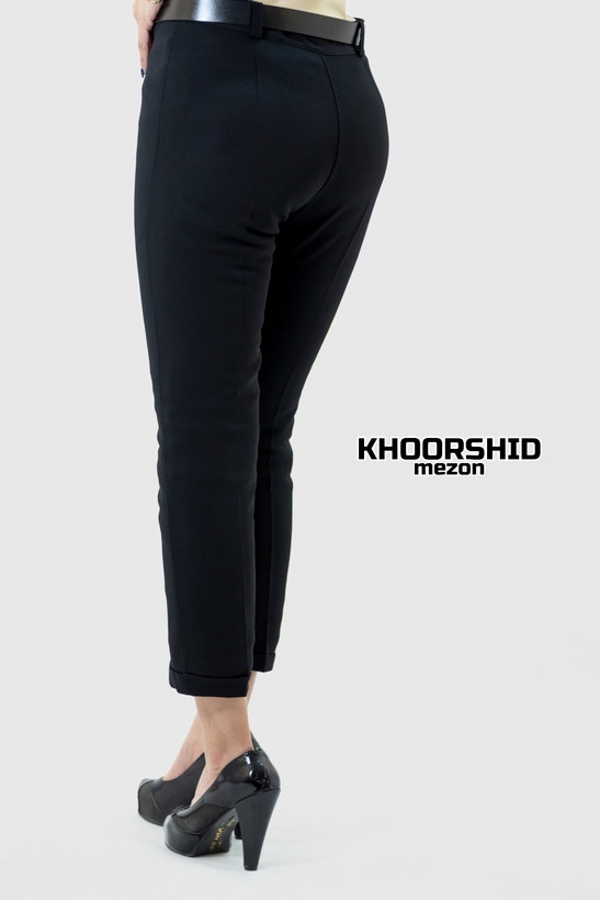 شلوار قد ۹۰ نود دمپا پاکتی مشکیزنانه