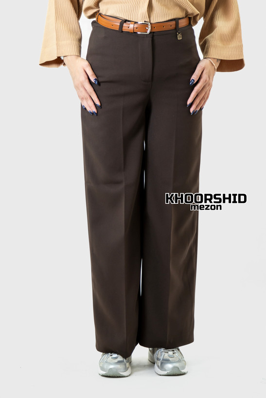 شلوار نیمبگجدید زنانه قهوه ای