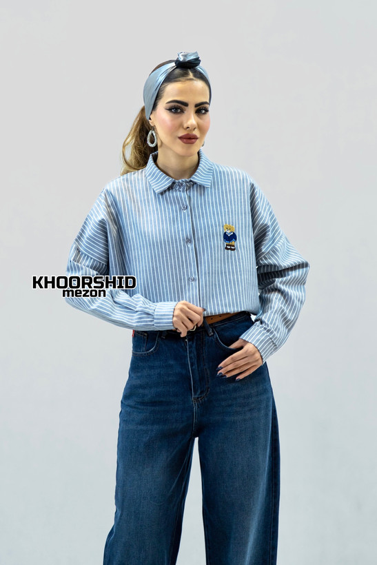 شومیز تدی راه راه سایز کوچک