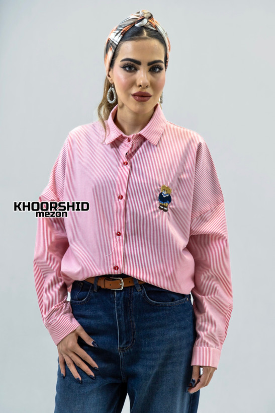 شومیز تدی صورتی