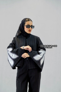 کت طرح پاپیون ژاکارد