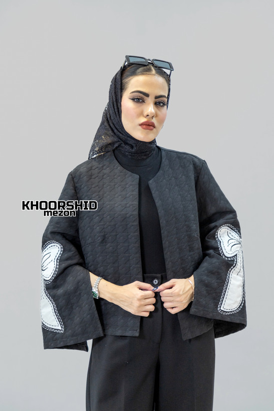 کت مجلسی گلدوزی شده طرح پاپیون