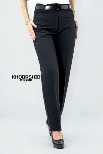 شلوار مشکی زنانه قد ۱۰۰