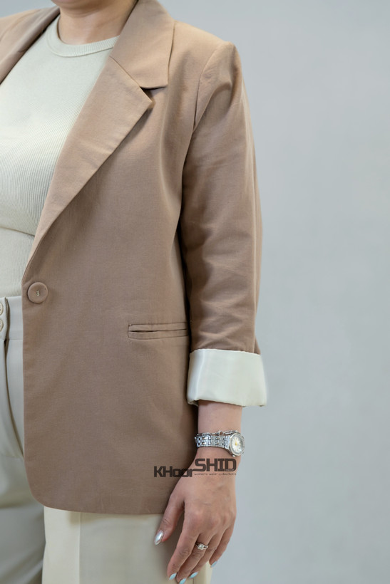 کت لینن زارا رنگموکا