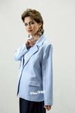 کت زنانه جدید رنگ ابی اسمانی